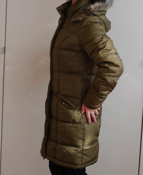 Olivove zelena parka-kabat, 34