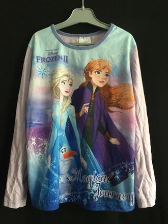 Vel. 122 pyžamové triko ledové království, 122