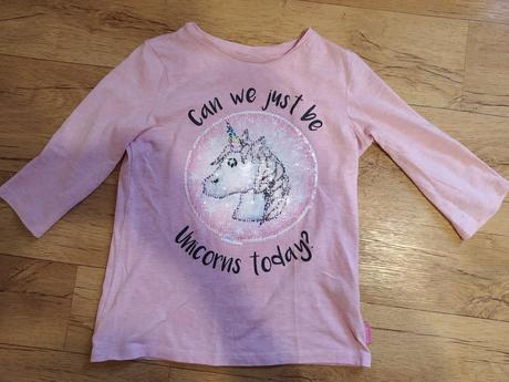 Triko dívčí, s měnícími flitry, vel. 134, 134