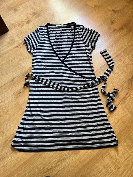 Lehké pruhované šaty, třeba na pláž, marks & spencer,l