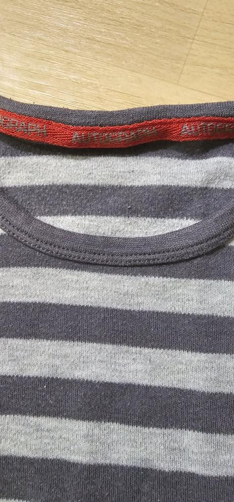 Tričko s dl. rukávem pruhované, 122