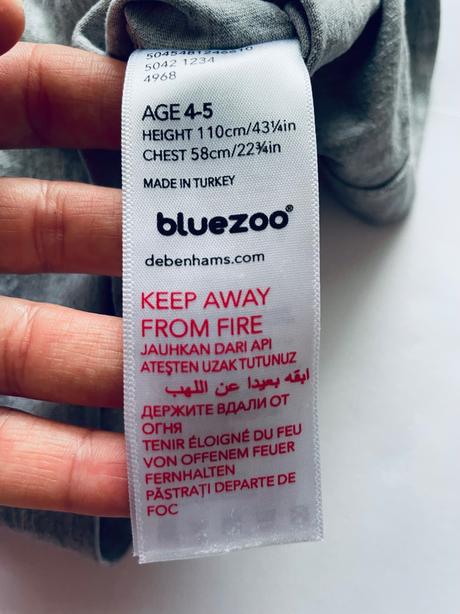 Triko s flitri - v. 4/5 let, bluezoo,110