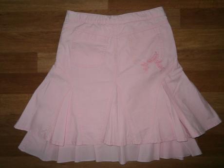 Růžová sukně next,vel.116/122,velmi pěkný stav, next,122