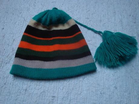 Čepice proužkovaná - retro, 110