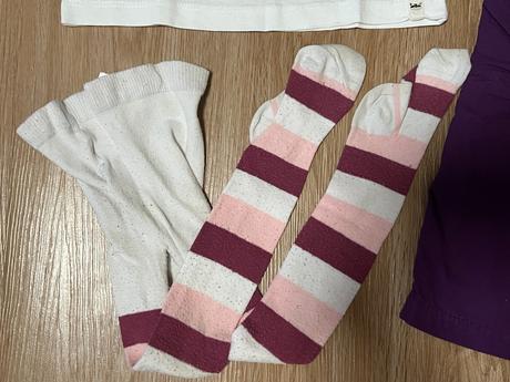 Dívčí jar/podzim set - kalhoty, trika, punčochy, pidilidi,98