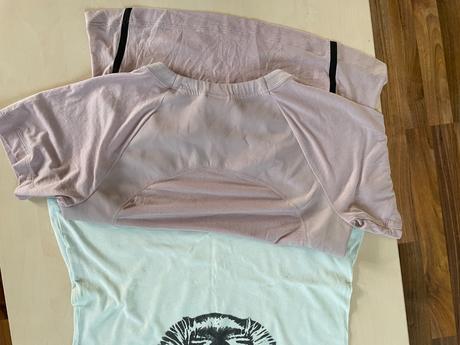 Set trik, nike a bleděmodré, cca s/m, nike,s