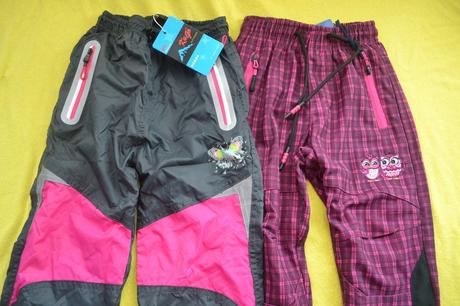 2x jarní kalhoty ,šusťák,bavlna,kugo,v.104, kugo,104