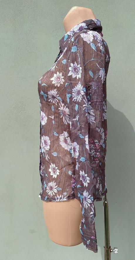 Lehká průsvitná halenka košile amisu - vel.m, amisu,m