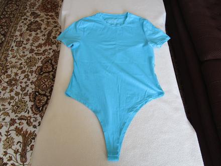 Jako nové modré bavl. elast. body, vel. l, primark,l