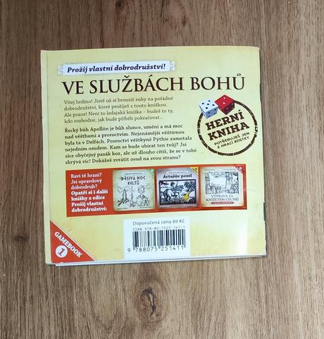 Gamebook ve službách bohů, 