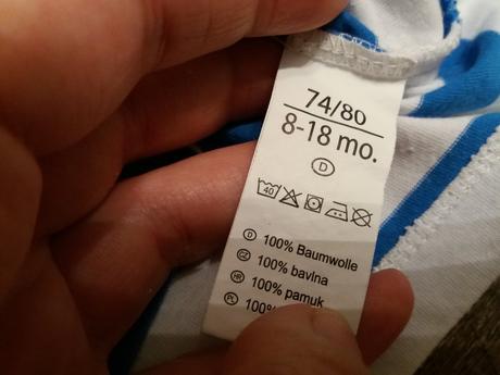 Triko s krátkým rukávem , 80