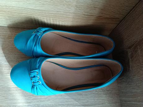 Tyrkysové baleríny vel. 40, 40
