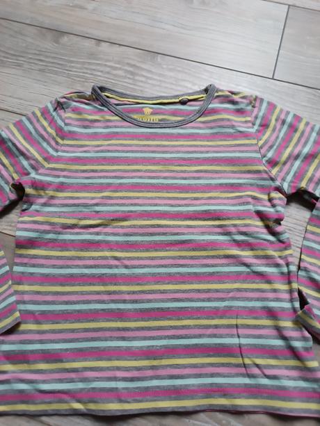 Pruhované tričko 110/116, lupilu,110