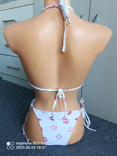 Plavky bikiny s pusinkami vel."m", m