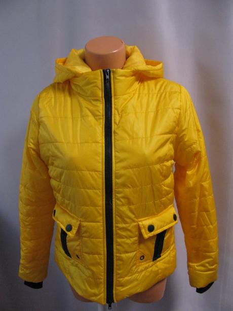 Přechodní prošívaná bunda s kapucí, m