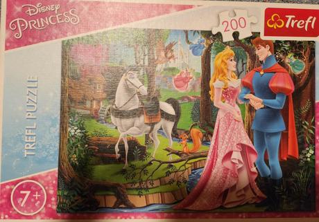 Puzzle princezna a princ 200 dílků, 
