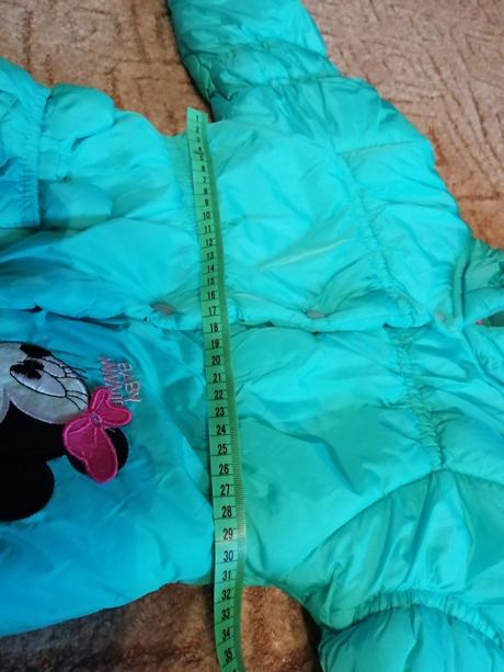 Azurová krásná bunda-zimní-2-4roky-krásný stav, 86