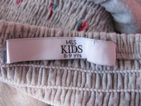 Dívčí bavlněné šaty - m&s - vel.8-9 let, marks & spencer,134