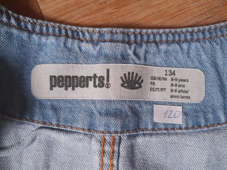 Riflové šaty, peppers, vel 134, top stav, pepperts,134
