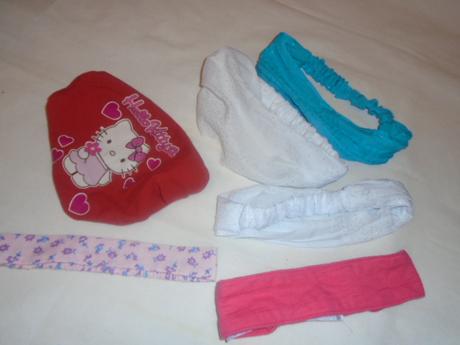 Šátek 5ks na hlavu čelenka do 2 let, 86