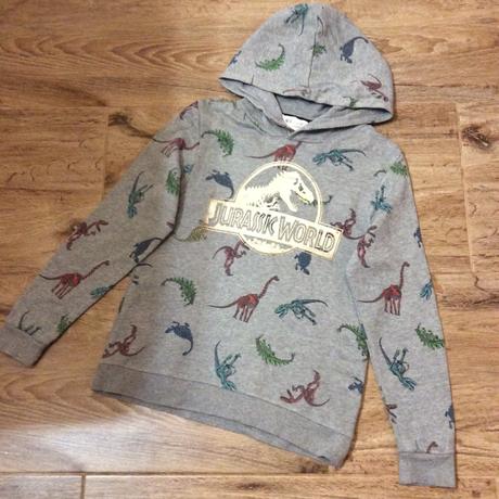 Mikina s dinosaury ,,jurský park", h&m,134