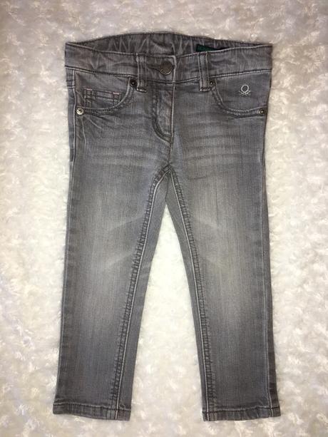Šedé skinny rifle/džíny benetton, benetton,92