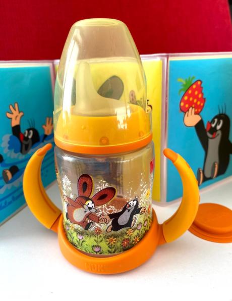 Nuk hrneček na učení s oušky 150ml + první knížka, nuk