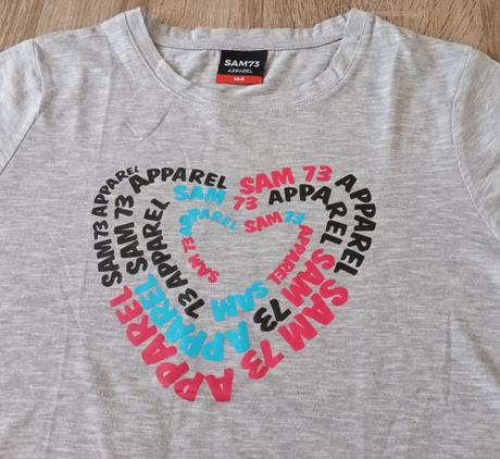 Dívčí triko šedé krátký rukáv sam73, sam73,164
