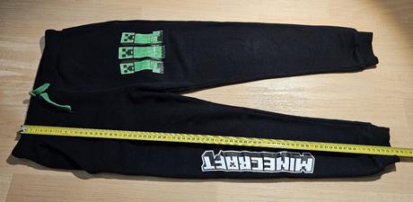 Tepláky černé minecraft sinsay vel.134, sinsay,134