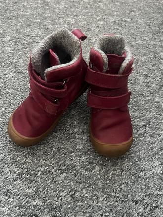 Dívčí kotníkové kožené boty s gumovou špičkou 26, bubble gummers,26