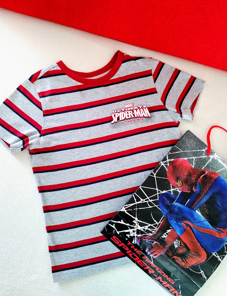 Spider man tričko 6-7let , 116 - 122, marvel,122