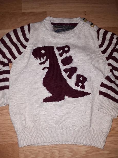 Béžový overal s dinosaurem 92, rebel,92