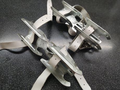 Retro dětské brusle kačenky-nepoužívané,