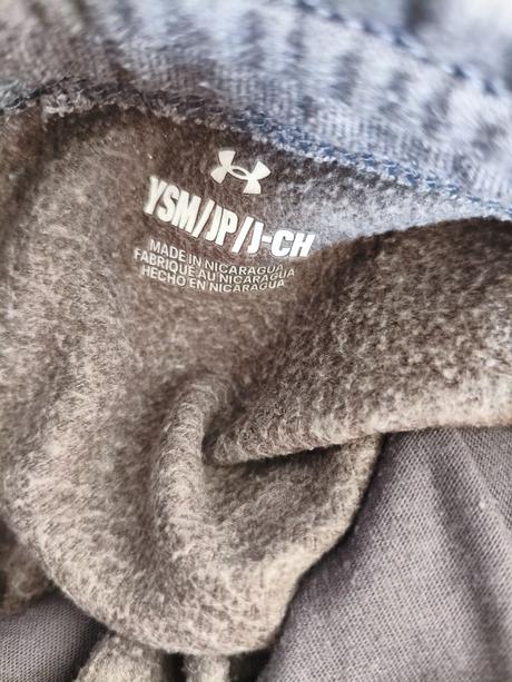 Tepláky teplé chlapecké 128/134, under armour,128