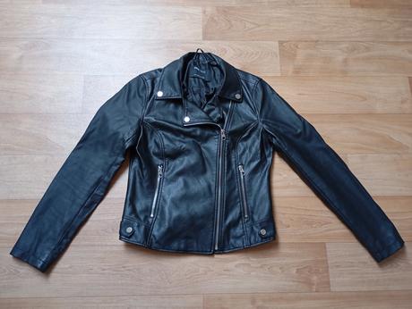 Koženková bunda biker, sinsay,m