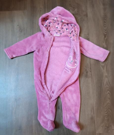 Teplý dívčí overal/kombinéza,zn. so cute, vel.74, 74