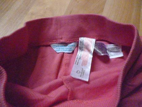 Řádkaté kratasy 7-8, primark,122