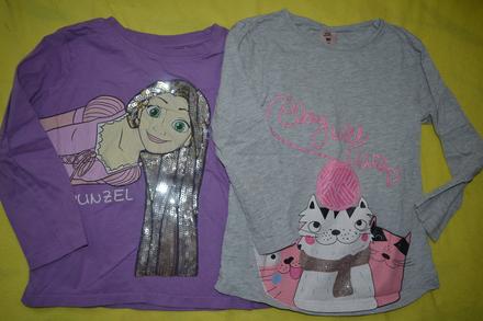 2x dívčí tričko 110-116,bavlna, kiki&koko,110