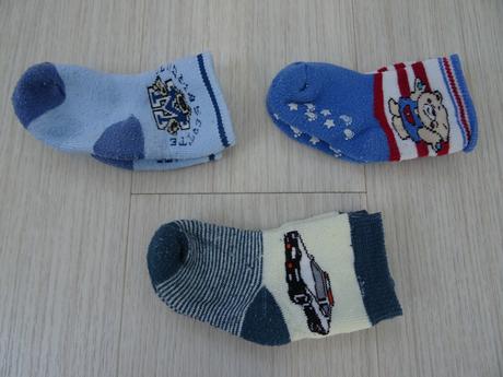 3x teplé chlapecké ponožky vel. 0-3 m, 62