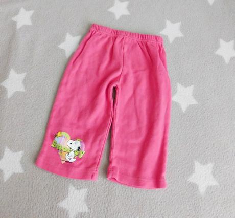 Tepláčky snoopy vel.74, snoopy,74