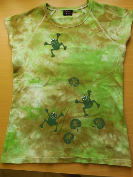 Tričko s žabkami, l
