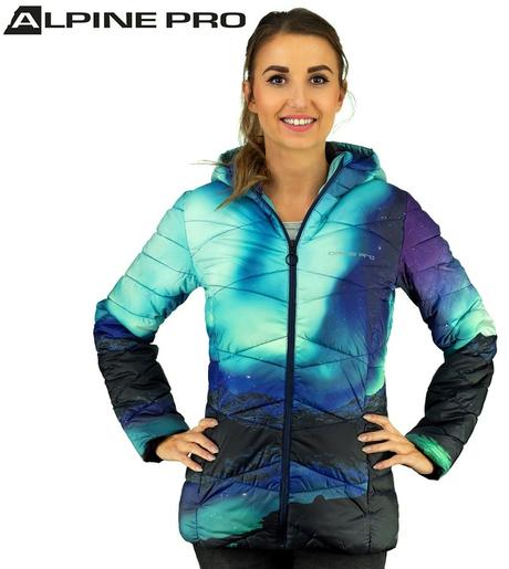 Dámská bunda alpine pro polární záře vel. xxl, alpine pro,xxl