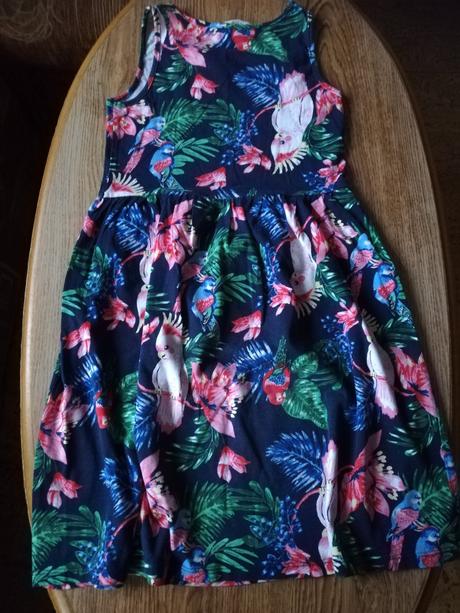 Šaty letní dívčí, vel. 134/140, zn. h&m., h&m,134