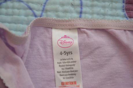 110 116 122 128 dívčí kalhotky s jasmine, disney,116