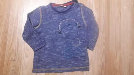 Melirované tričko s opicí, next,80