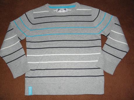 Chlapecký pruhovaný svetřík zn. c&a vel.116, c&a,116