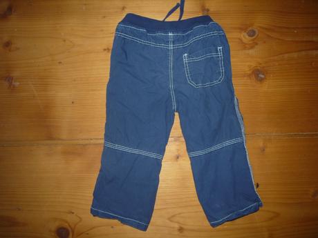 Bavlnou podšité plátěné kalhoty, george,86