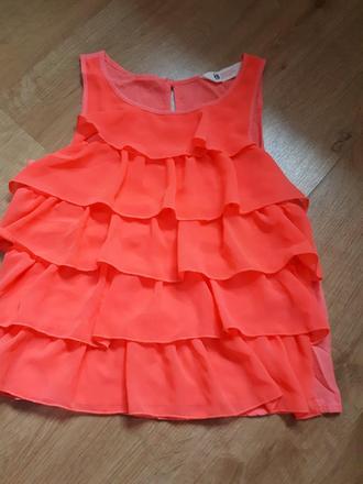 Tutu volánkové tričko, h&m,140