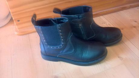 Koženkové boty vel. 33, h&m,33