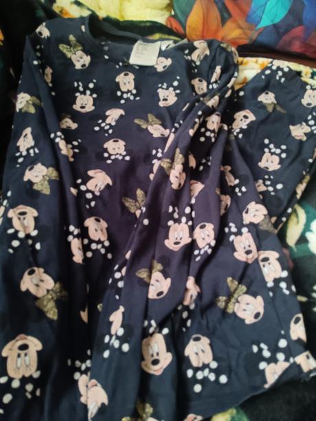 Pyžamo minnie, h&m,134
